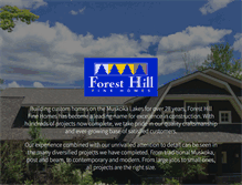 Tablet Screenshot of foresthillfinehomes.com